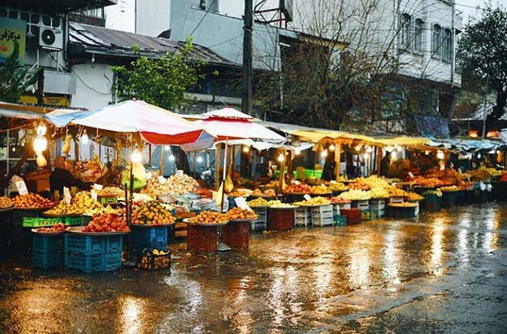 بازار زیرآب سواد کوه درروز بارانی 874887
